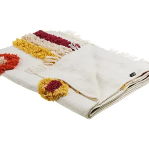 Manta AMROHA Algodão 130 x 180 cm Policromático com Bolso para Pés