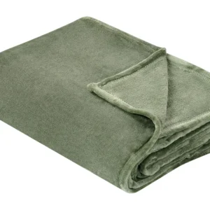 Manta BAYBURT 200 x 220 cm Verde para Inverno