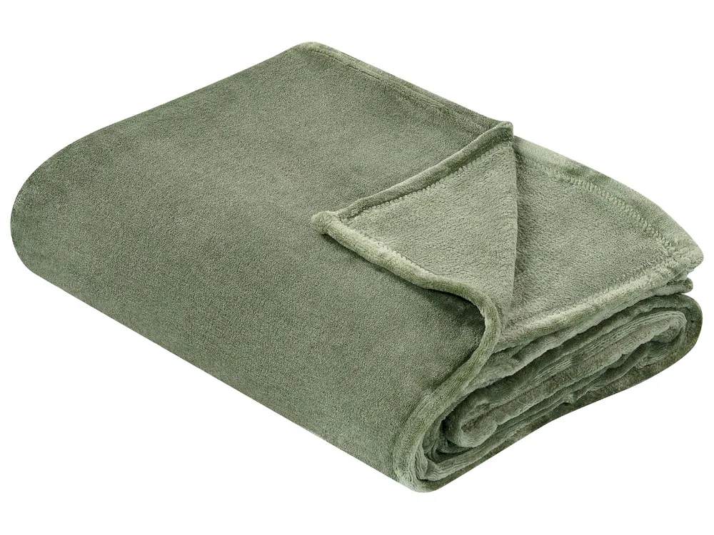 Manta BAYBURT 200 x 220 cm Verde para Inverno
