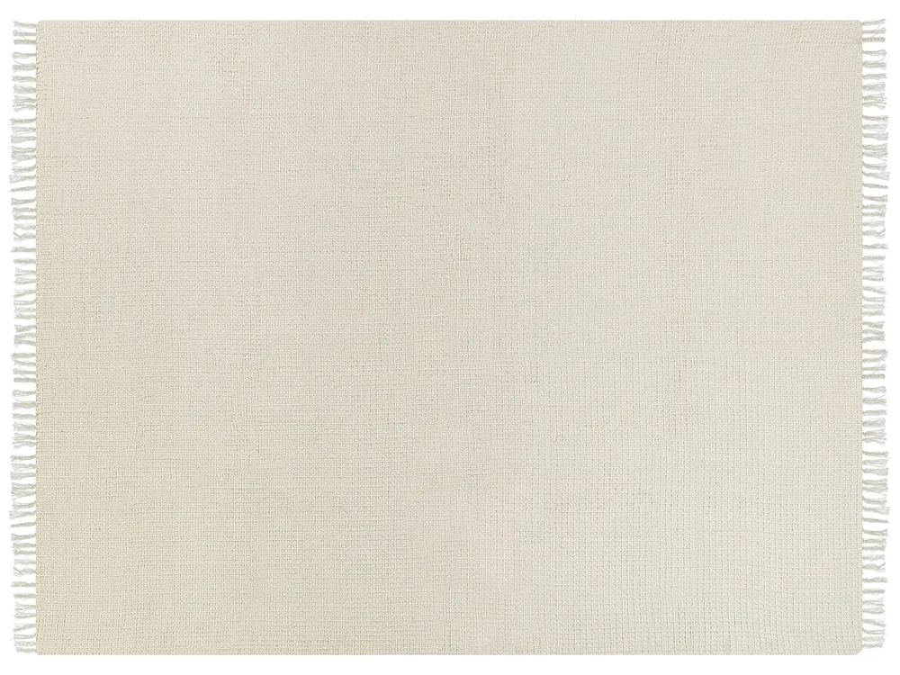Manta MALU Algodão 150 x 200 cm Creme evidente