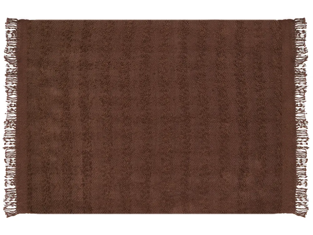 Manta de Viagem Manta VELLA Algodão 150 x 200 cm Castanho