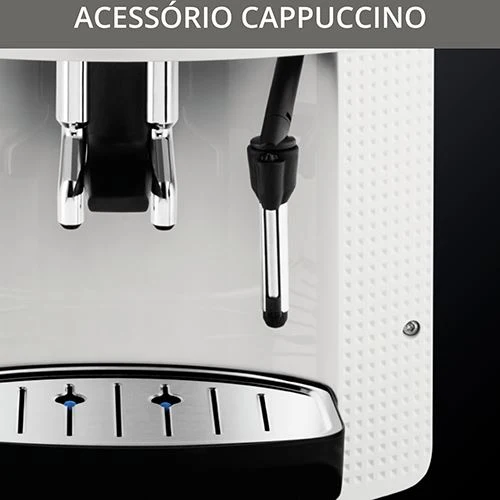 Máquina de Café Automática com Moinho Krups EA810570 Roma - Branca