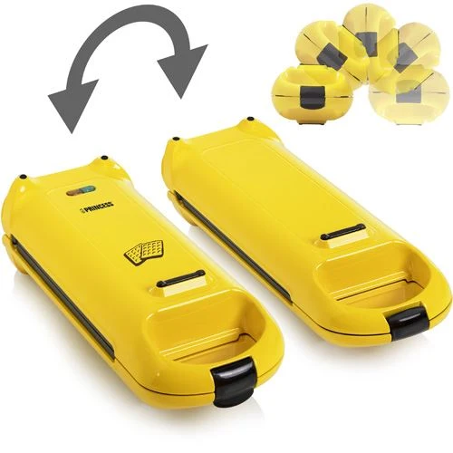 Máquina de Waffles Princess 132406 - Amarelo da Itália