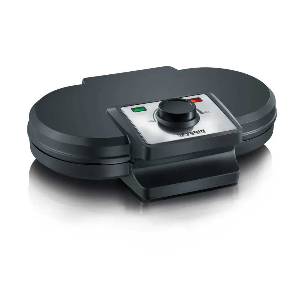 Premium Inox Máquina de Waffles Severin WA 2106 | Dupla, 1200W, Antiaderente