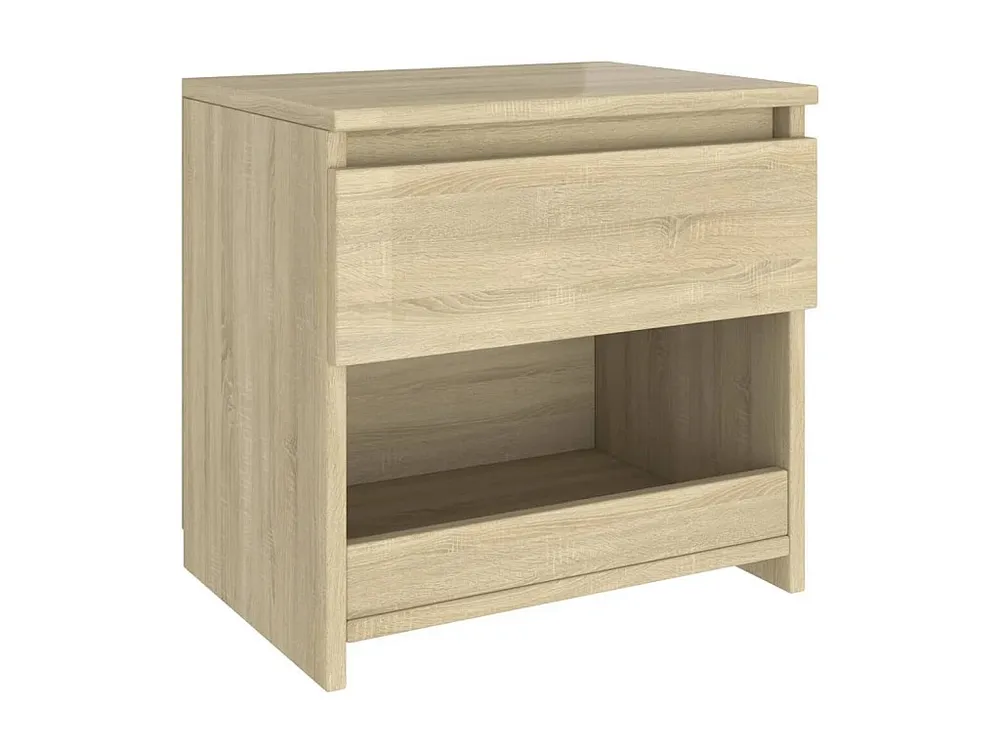 Cama Articulada Mesa de cabeceira 40x30x39 cm contraplacado carvalho sonoma