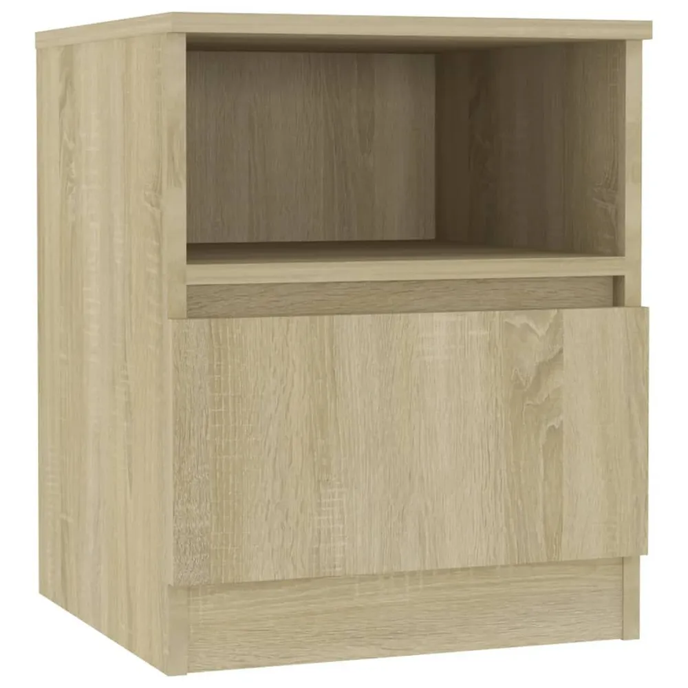 Cama Articulada Mesa de cabeceira derivados de madeira carvalho sonoma