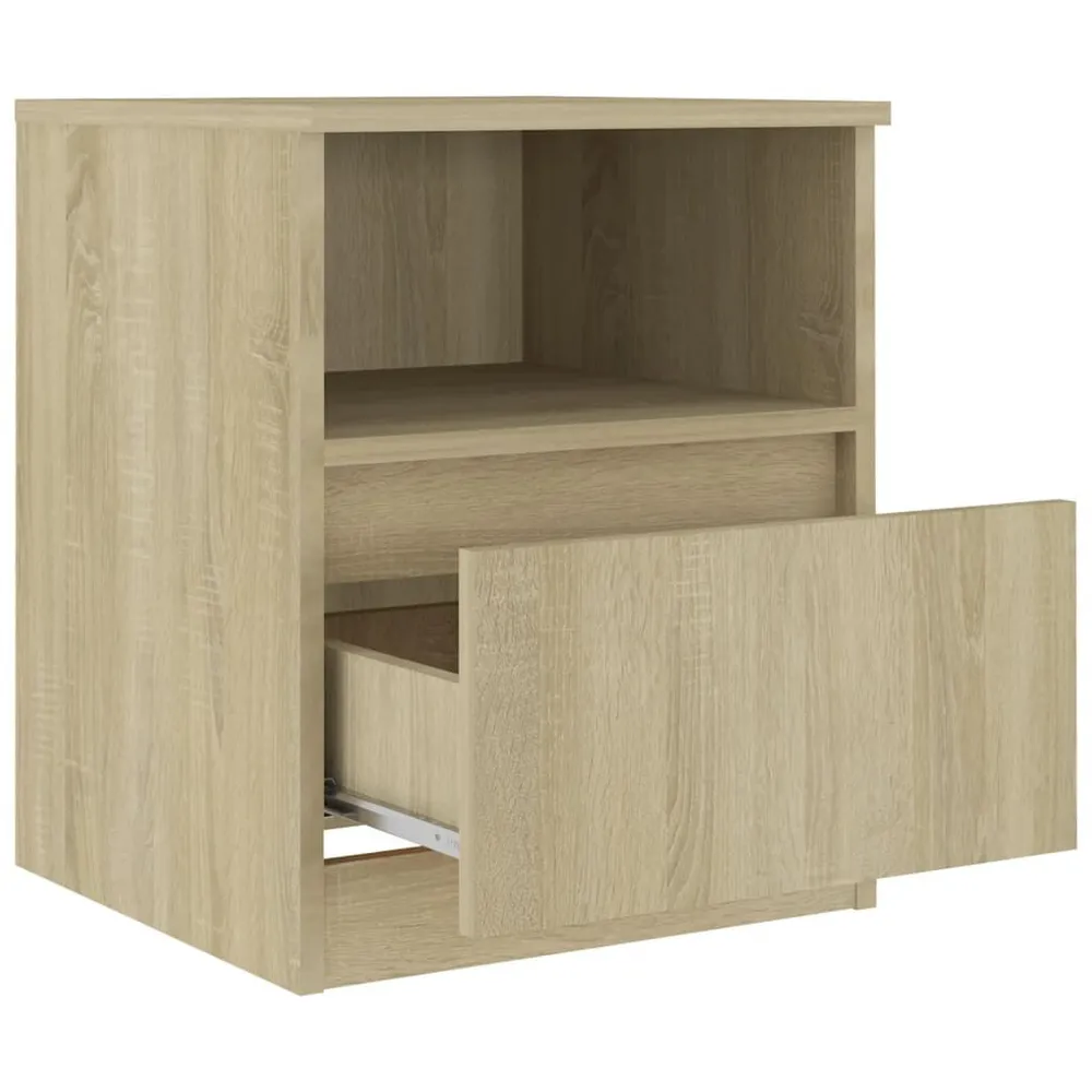 Cama Articulada Mesa de cabeceira derivados de madeira carvalho sonoma