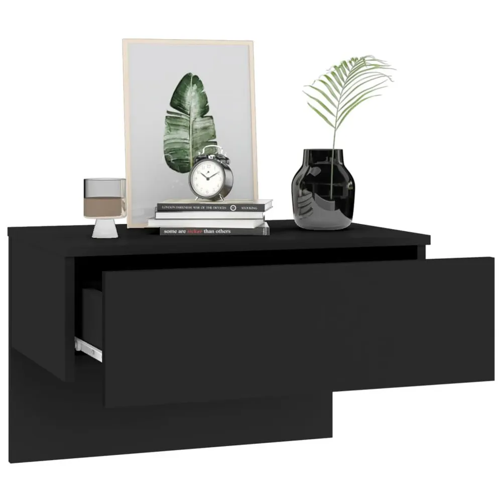 Cama Articulada Mesa de cabeceira montagem na parede preto
