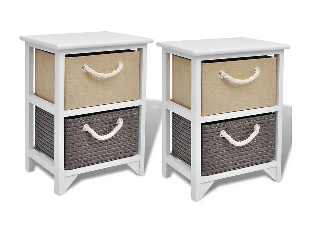 Cama Articulada Mesa de cabeceira, 2 peças, madeira