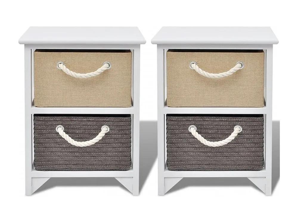Cama Articulada Mesa de cabeceira, 2 peças, madeira