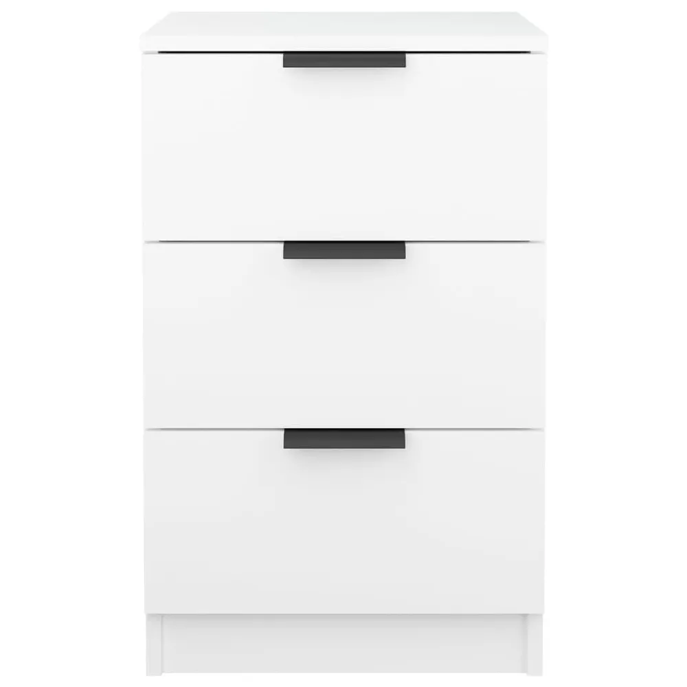 Cama com Cabeceira Mesa de cabeceira 40x36x65 cm branco