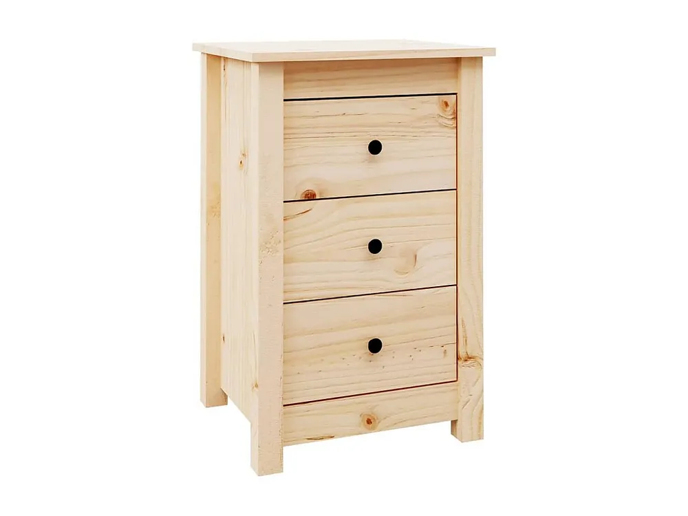 Cama Baú Mesa de cabeceira 40x35x61,5 cm madeira de pinho maciç