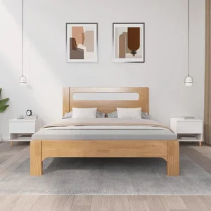 Conjunto Completo para Quarto Mesas de cabeceira 2 peças 50x46x50cm derivados de madeira branco