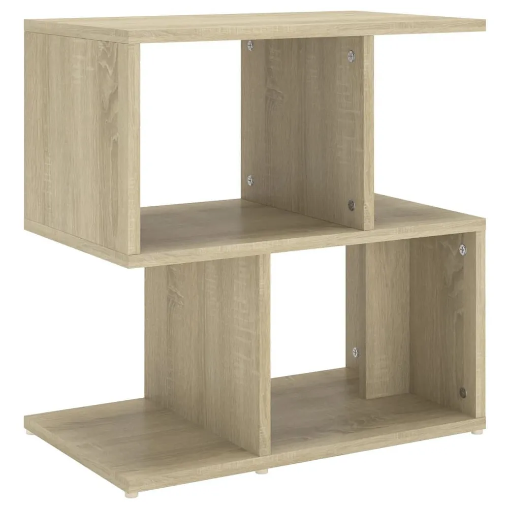 Design de Luxo Mesa de cabeceira derivados de madeira carvalho sonoma