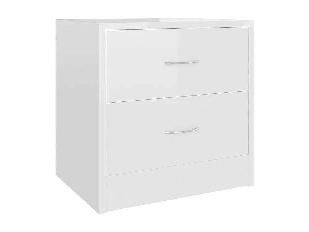 Guarda-Roupa Espelhado Mesa de cabeceira 40x30x40 cm contraplacado branco luminoso