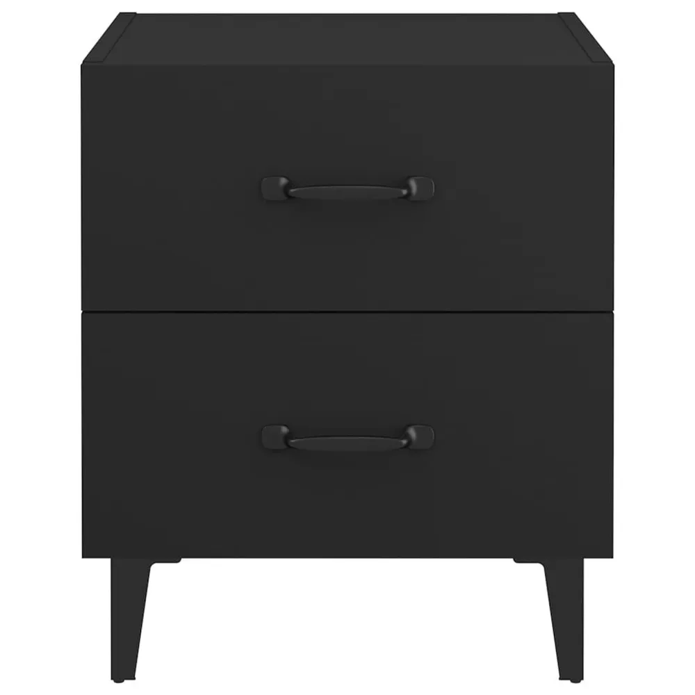Mesa de cabeceira 40x35x47,5 cm preto Tecido Resistente