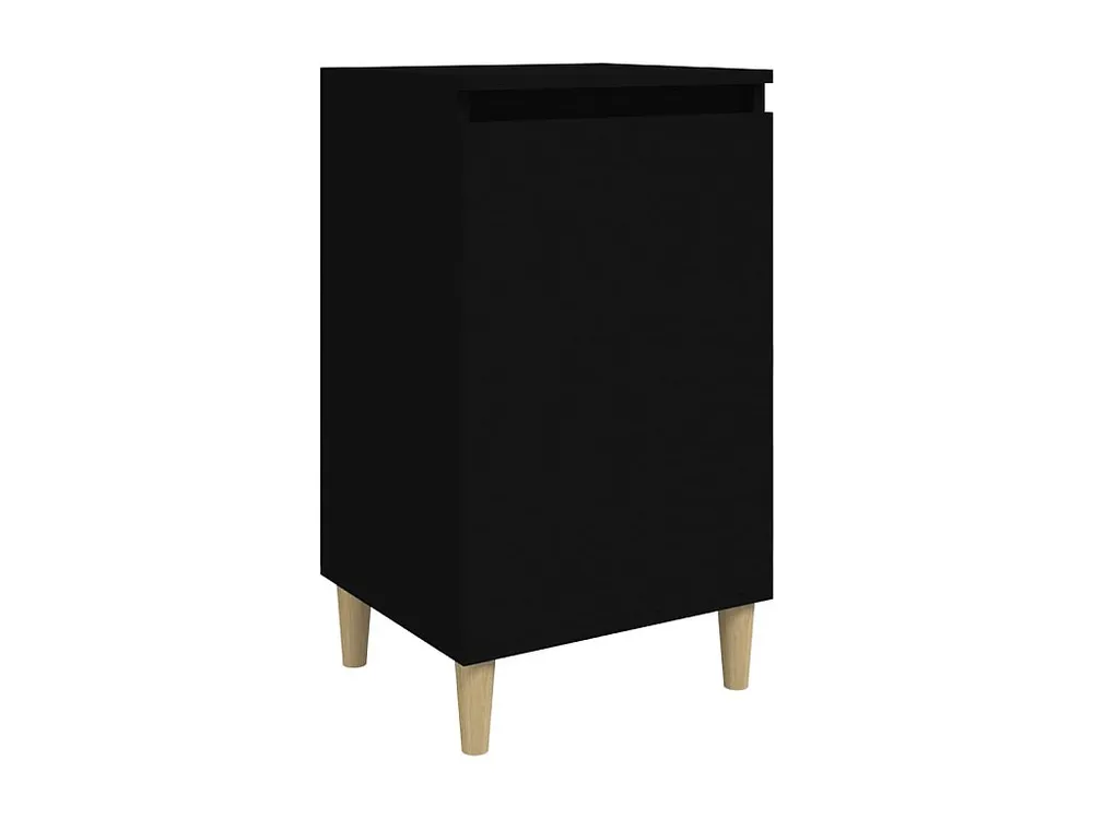 Mesa de cabeceira 40x35x70 cm derivados de madeira preto com Colchão Incluso