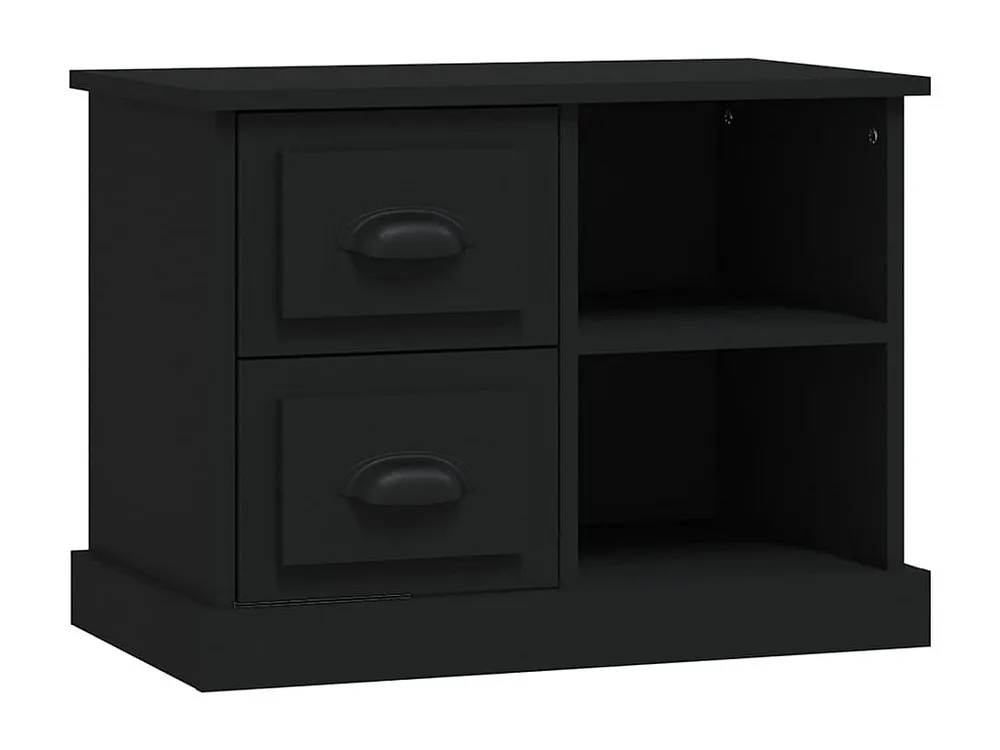 Mesa de cabeceira 60x35,5x45 cm preto para Quartos de Casal