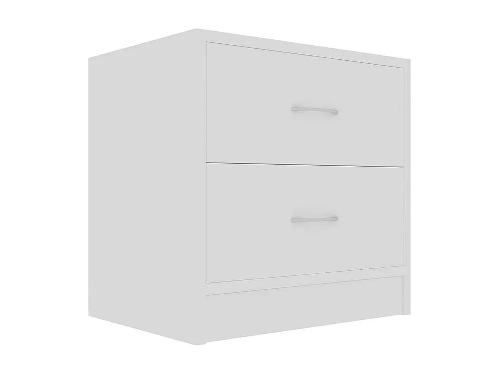 Mesas de cabeceira 2 peças 40x30x40 cm contraplacado branco com Garantia Estendida