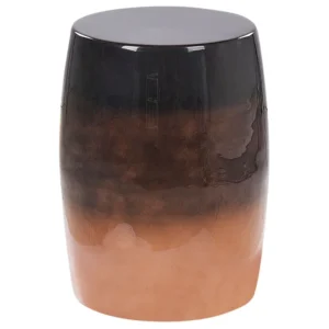 Accent Side Table Golden Brown and Onix FRAGUITA