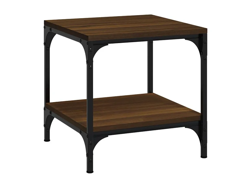 Mesa de apoio 40x40x40 cm derivados madeira carvalho castanho