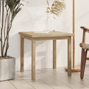 Mesa de apoio 45x45x45 cm madeira de teca maciç