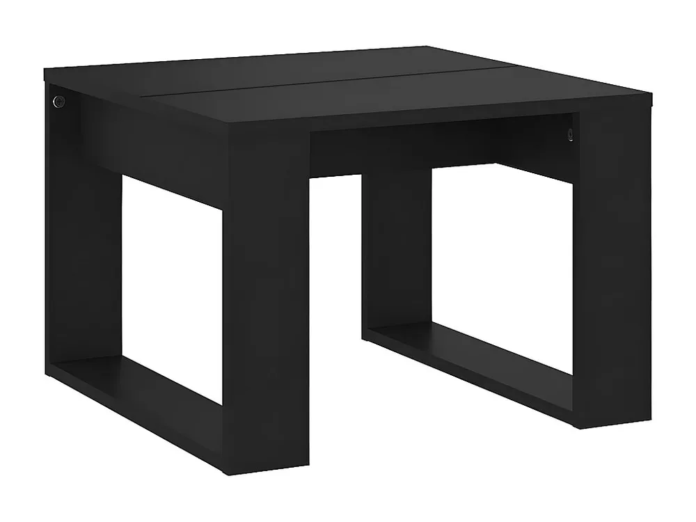 Mesa de apoio 50x50x35 cm contraplacado preto