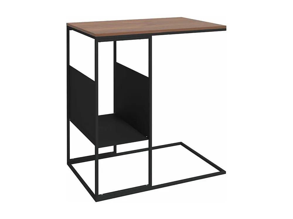 Mesa de apoio 55x36x59,5 cm derivados de madeira preto