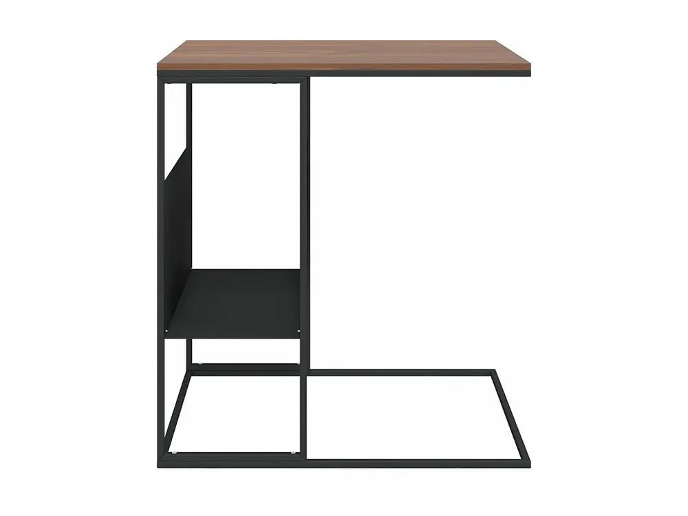 Mesa de apoio 55x36x59,5 cm derivados de madeira preto