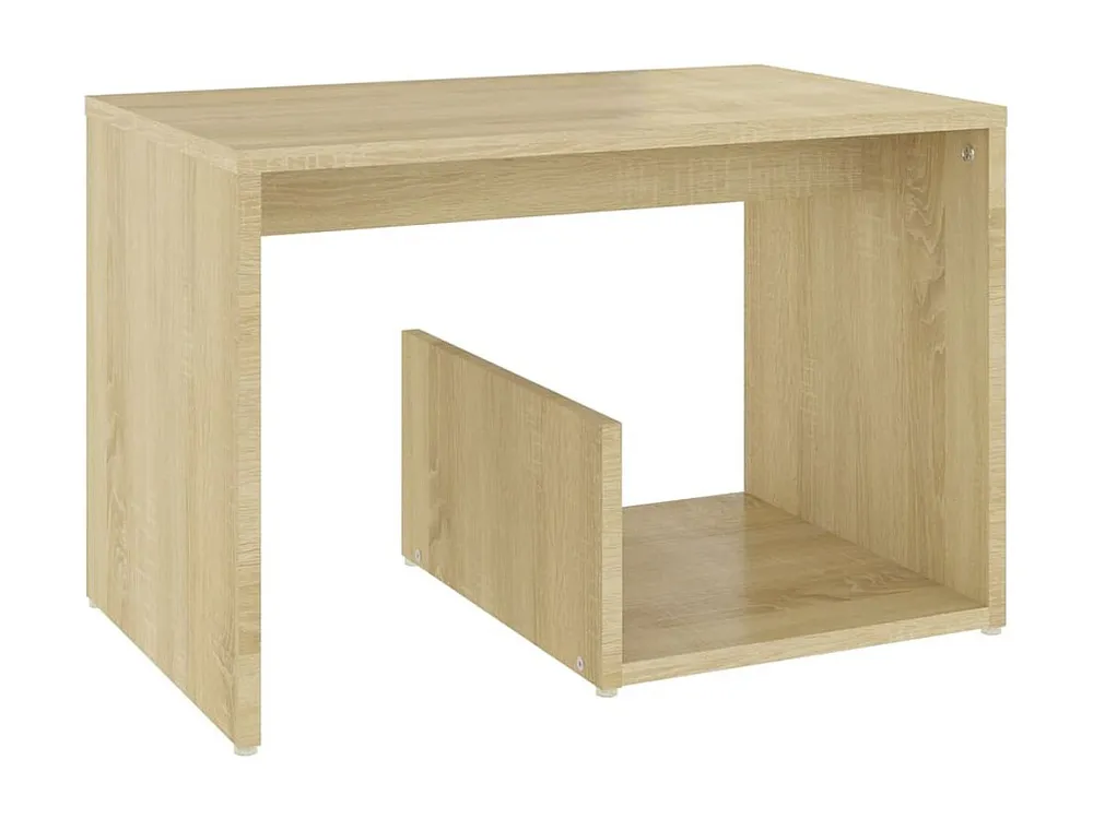 Mesa de apoio 59x36x38 cm contraplacado cor carvalho sonoma