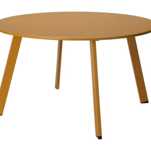 Mesa de apoio 70x40 cm amarelo-mostarda mate