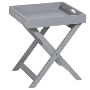 Mesa de apoio cinzenta CHESTER