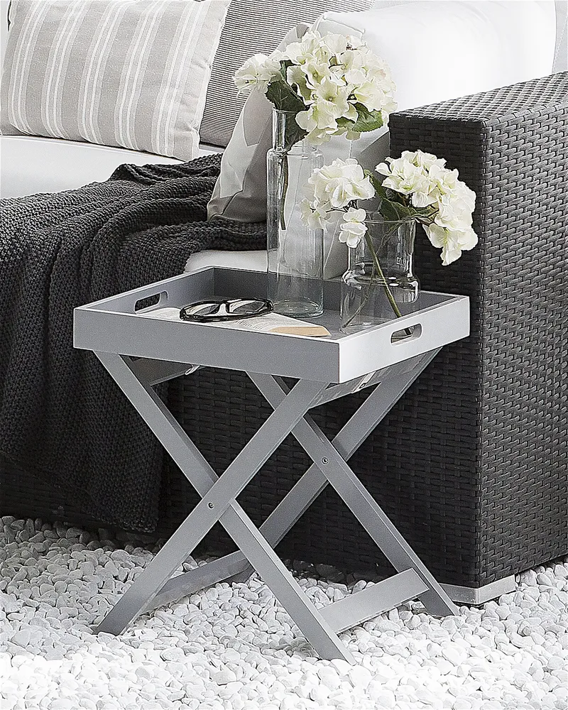 Mesa de apoio cinzenta CHESTER