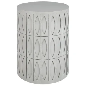 Mesa de apoio cinzenta clara DEARA