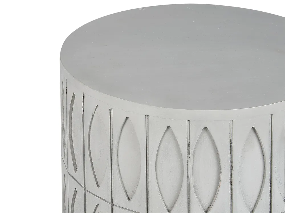 Mesa de apoio cinzenta clara DEARA
