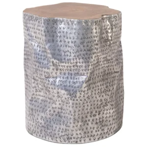 Mesa de apoio em madeira e alumínio GORDON