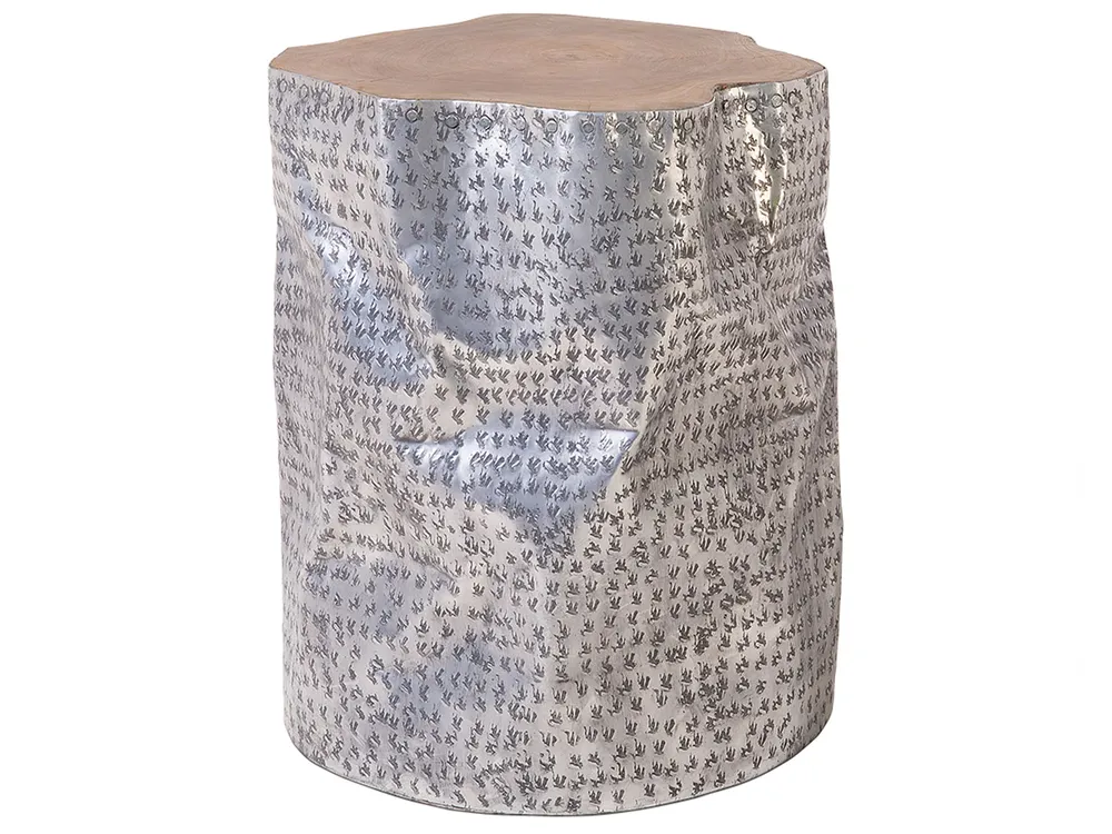 Mesa de apoio em madeira e alumínio GORDON