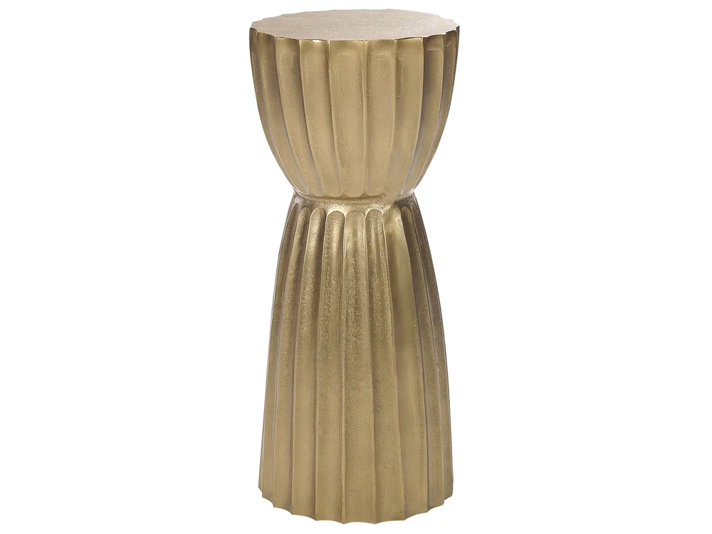 Mesa de apoio em metálico dourado OUYEN