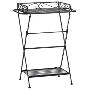 Mesa de apoio metálico preto ANCUD