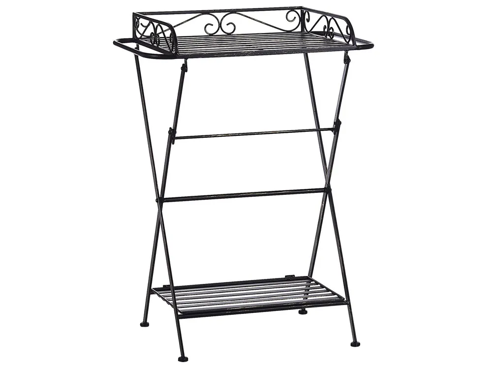 Mesa de apoio metálico preto ANCUD