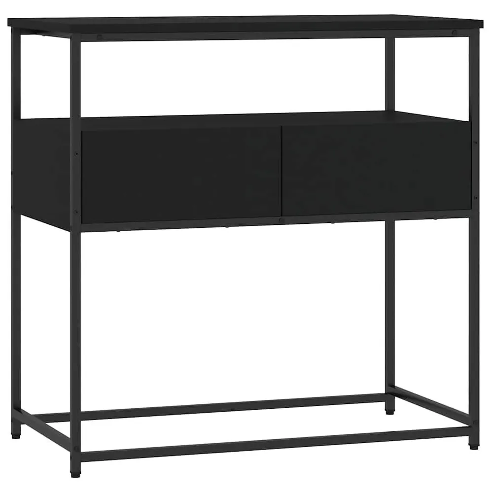 Mesa consola 75x40x75 cm derivados de madeira preto