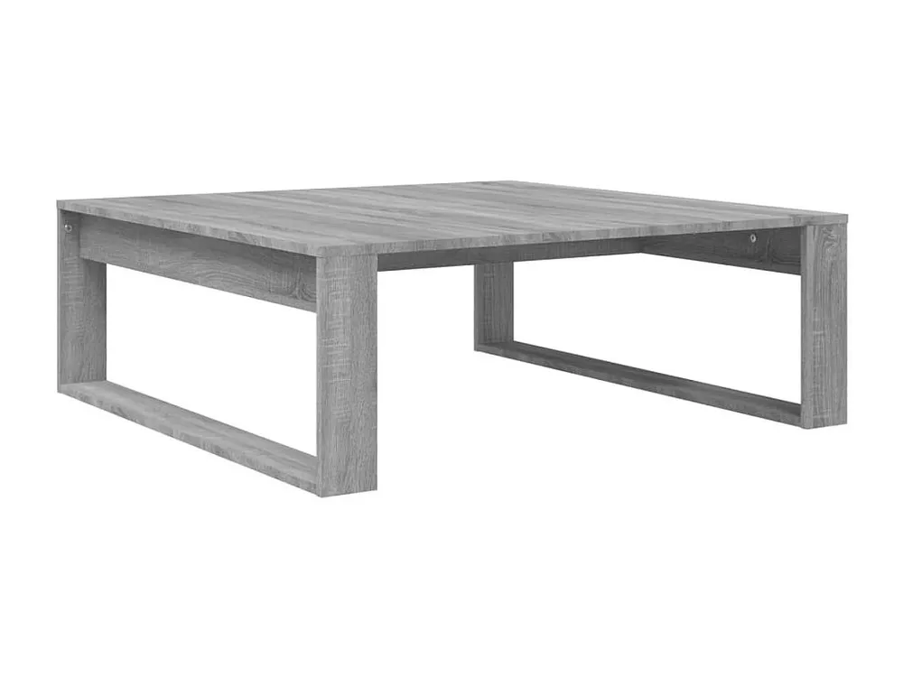 Mesa de centro 100x100x35 cm derivados de madeira cinza sonoma