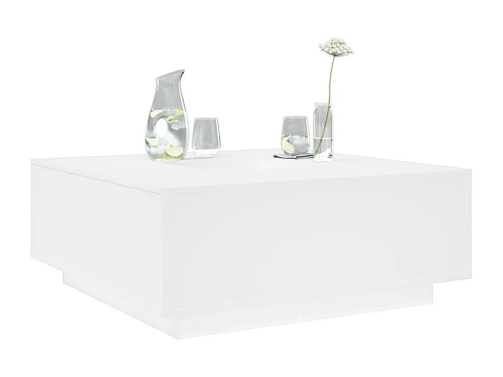 Mesa de centro 100x100x40 cm derivados de madeira branco