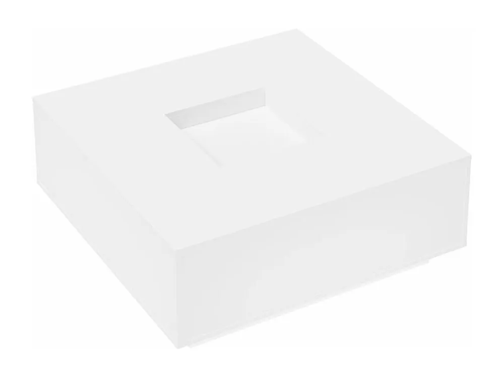 Mesa de centro 100x100x40 cm derivados de madeira branco
