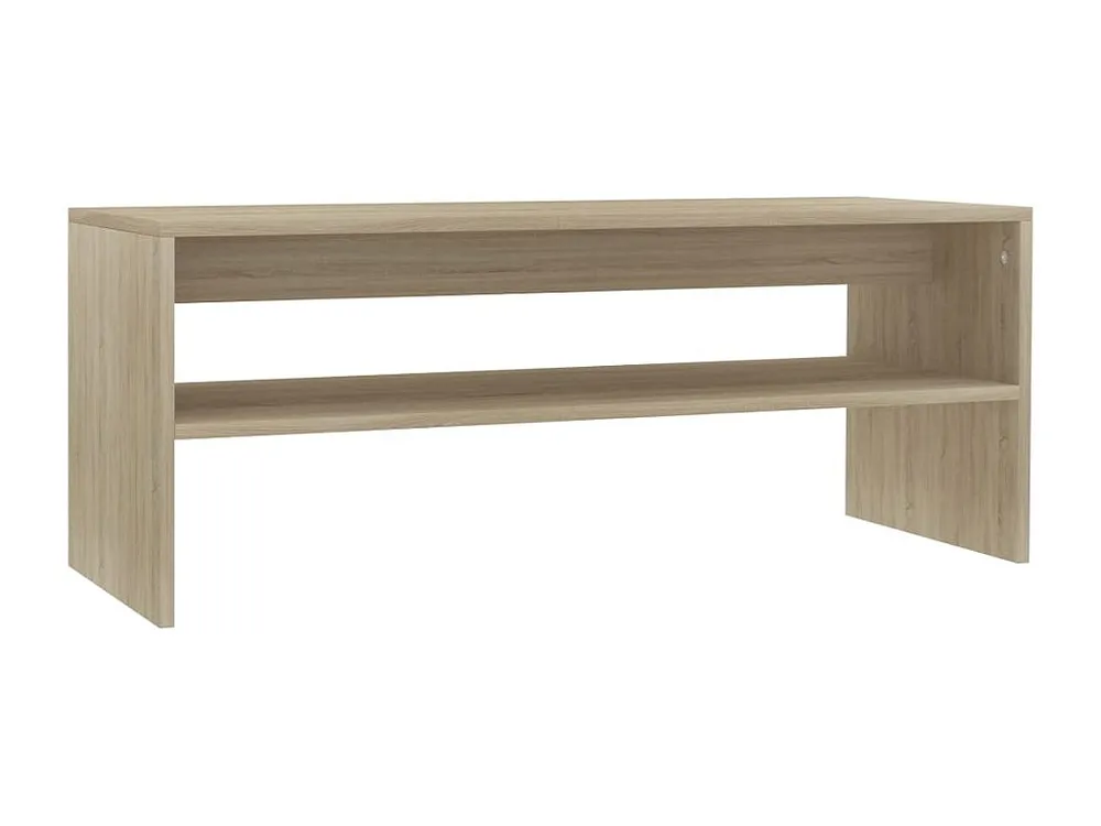 Mesa de centro 100x40x40 cm contraplacado cor carvalho sonoma