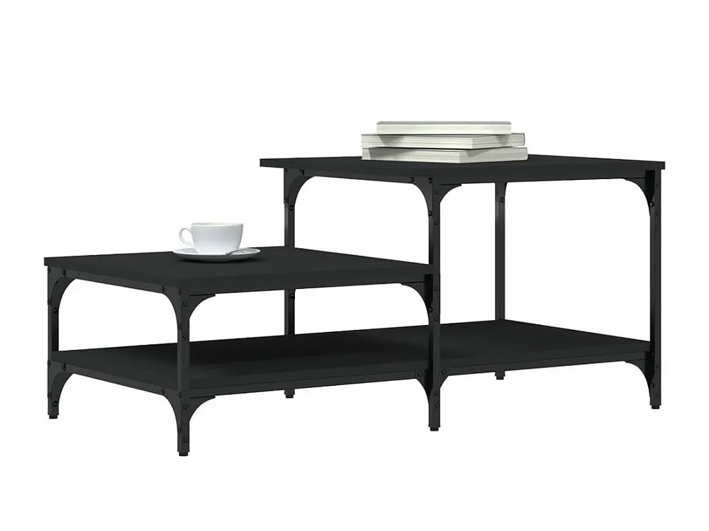 Mesa de centro 100x50,5x45 cm derivados de madeira preto