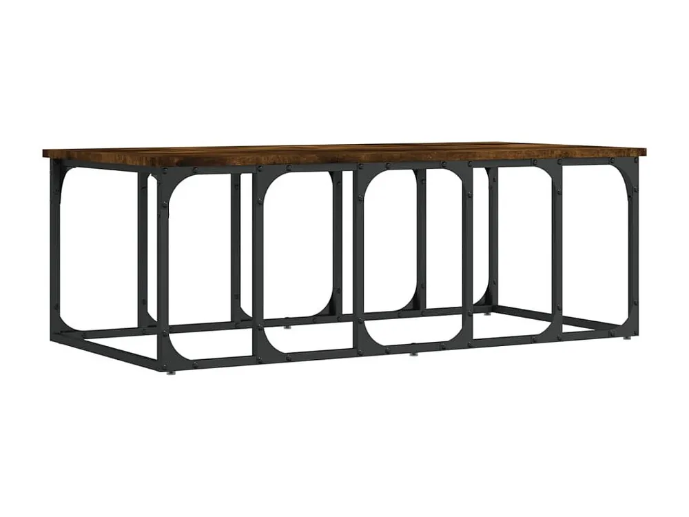 Mesa de centro 100x50x35,5 cm derivados madeira carvalho fumado