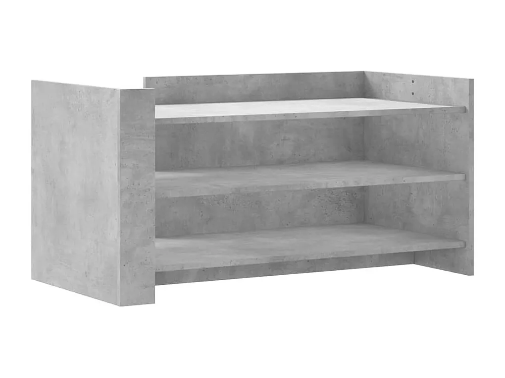 Mesa de centro 100x50x50cm derivados de madeira cinza cimento