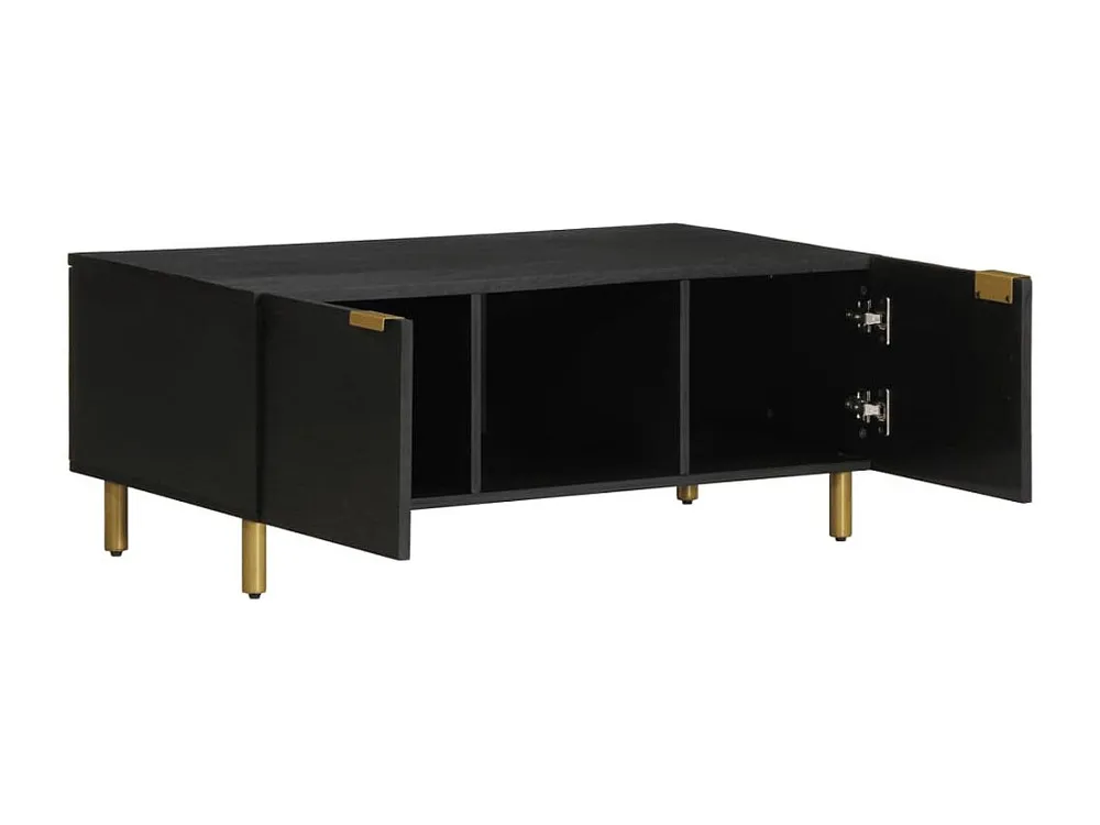 Mesa de centro 100x54x40 cm derivados de madeira preto