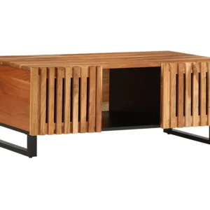 Mesa de centro 100x55x40 cm madeira de acácia maciç